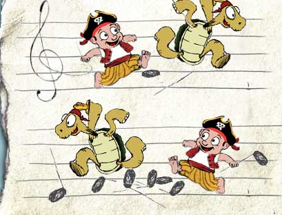 Paddy und Kr&ouml;te