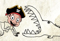 Paddy freundet sich sogar mit Krokodilen an